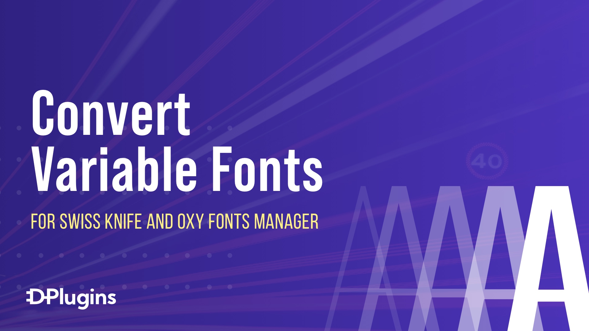 Convert variable fonts for Oxygen Builder