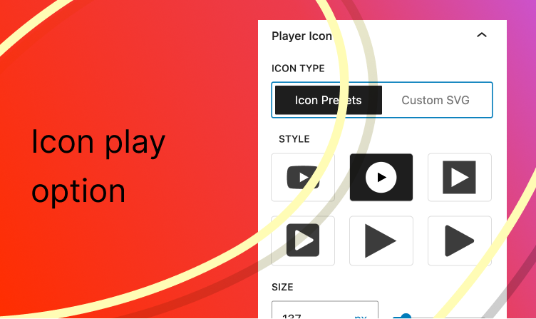 Play button presets in Lazy Load for YouTube