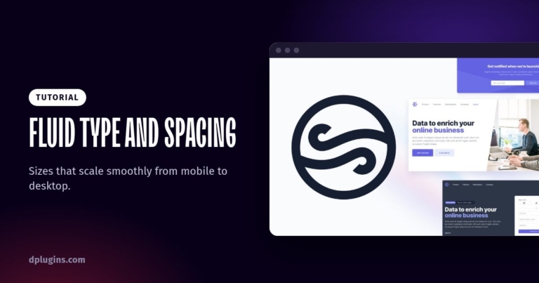 Fluid Typography and Spacing with Tailwind CSS in WordPress