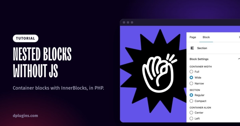 How to Build Nested Gutenberg Blocks (InnerBlocks) Without JavaScript