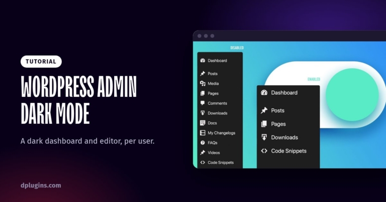 How to Enable Dark Mode in the WordPress Admin