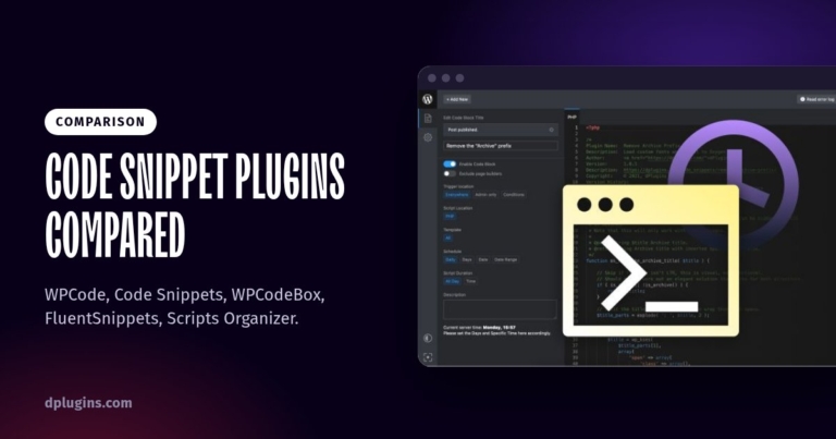 WordPress Code Snippet Plugins Compared (2026)